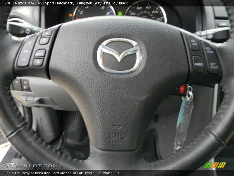 Tungsten Gray Metallic / Black 2008 Mazda MAZDA6 i Sport Hatchback