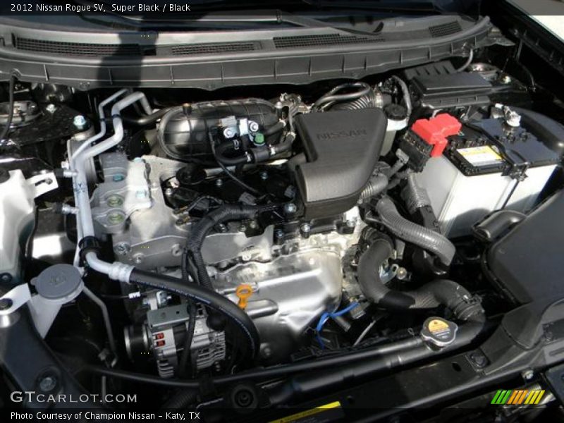 Super Black / Black 2012 Nissan Rogue SV