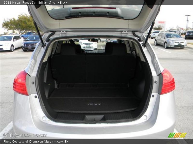 Brilliant Silver / Black 2012 Nissan Rogue SV
