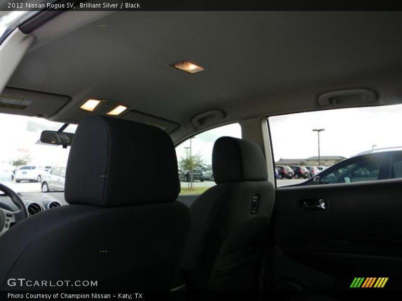 Brilliant Silver / Black 2012 Nissan Rogue SV