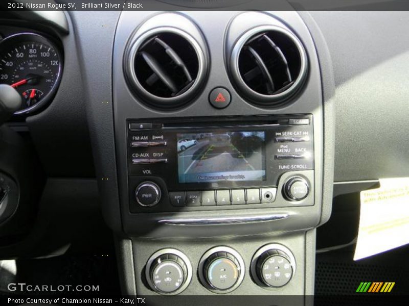 Brilliant Silver / Black 2012 Nissan Rogue SV