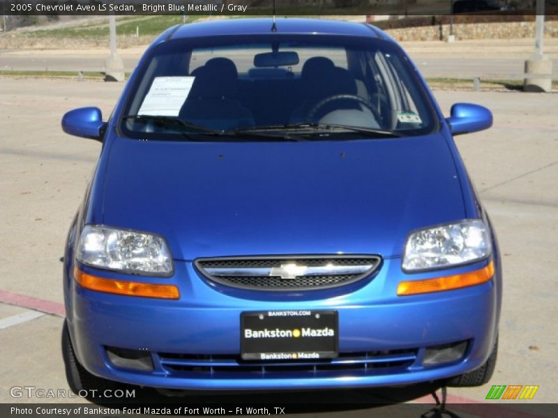 Bright Blue Metallic / Gray 2005 Chevrolet Aveo LS Sedan