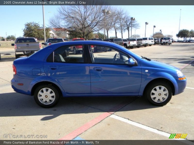 Bright Blue Metallic / Gray 2005 Chevrolet Aveo LS Sedan