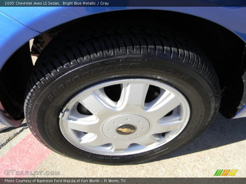 Bright Blue Metallic / Gray 2005 Chevrolet Aveo LS Sedan