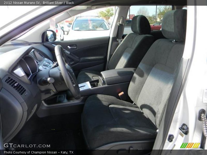 Brilliant Silver / Black 2012 Nissan Murano SV