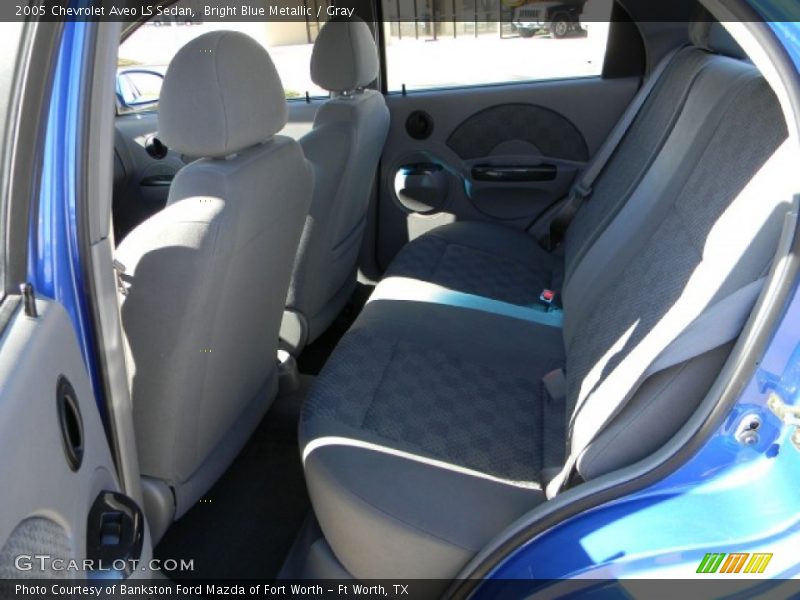 Bright Blue Metallic / Gray 2005 Chevrolet Aveo LS Sedan