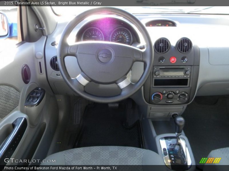 Bright Blue Metallic / Gray 2005 Chevrolet Aveo LS Sedan