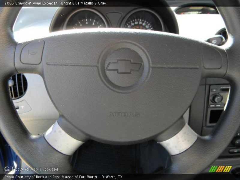 Bright Blue Metallic / Gray 2005 Chevrolet Aveo LS Sedan