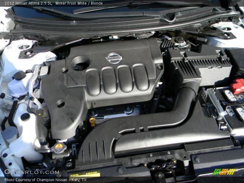 Winter Frost White / Blonde 2012 Nissan Altima 2.5 SL