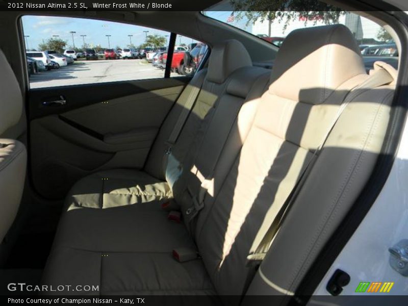 Winter Frost White / Blonde 2012 Nissan Altima 2.5 SL