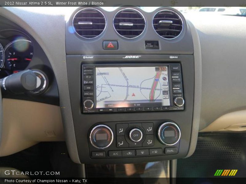 Winter Frost White / Blonde 2012 Nissan Altima 2.5 SL