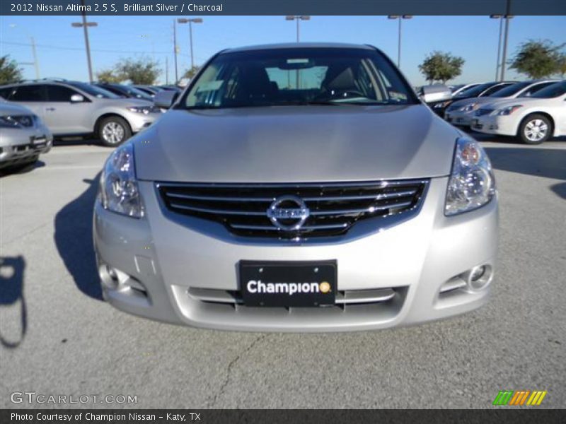 Brilliant Silver / Charcoal 2012 Nissan Altima 2.5 S
