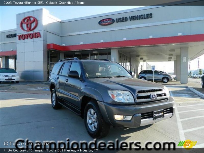 Galactic Gray Mica / Stone 2003 Toyota 4Runner SR5