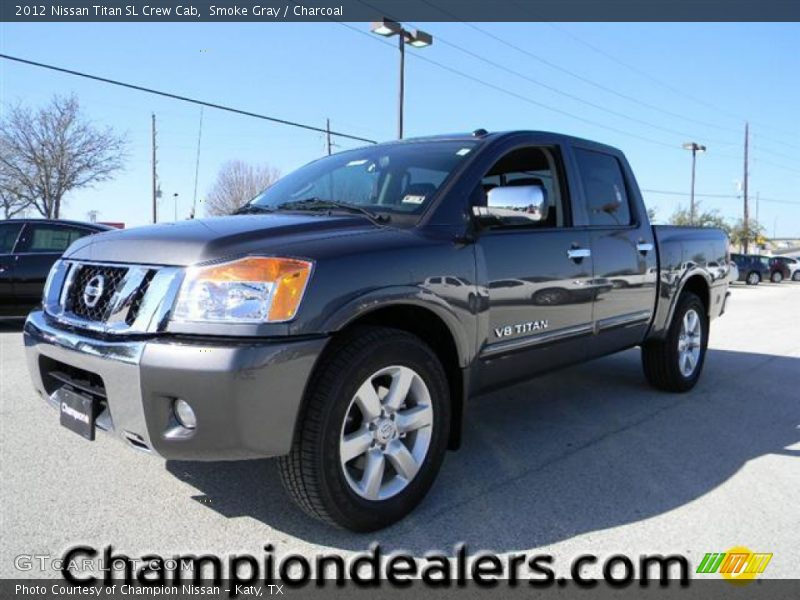 Smoke Gray / Charcoal 2012 Nissan Titan SL Crew Cab