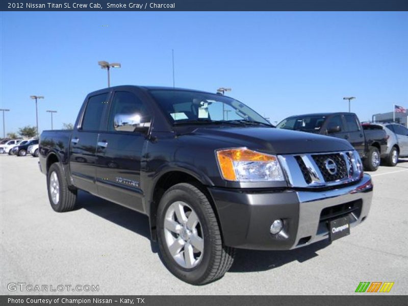 Smoke Gray / Charcoal 2012 Nissan Titan SL Crew Cab