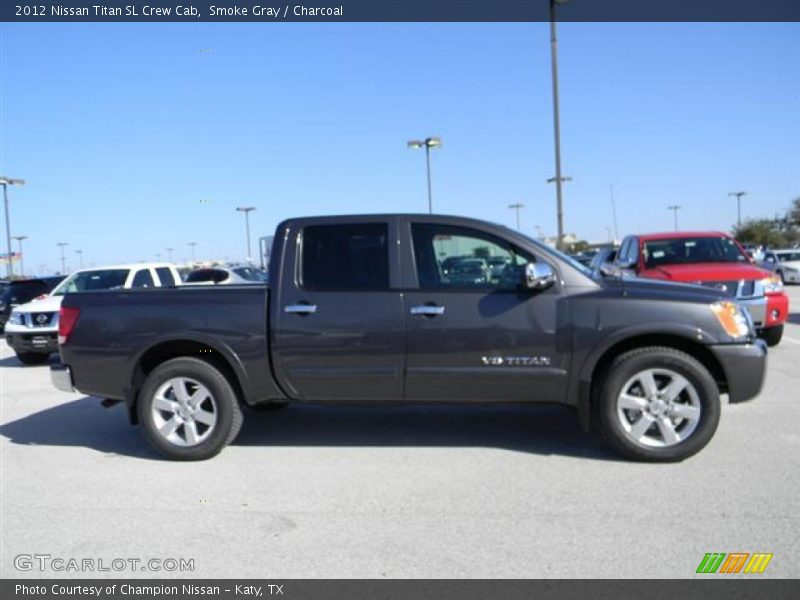 Smoke Gray / Charcoal 2012 Nissan Titan SL Crew Cab