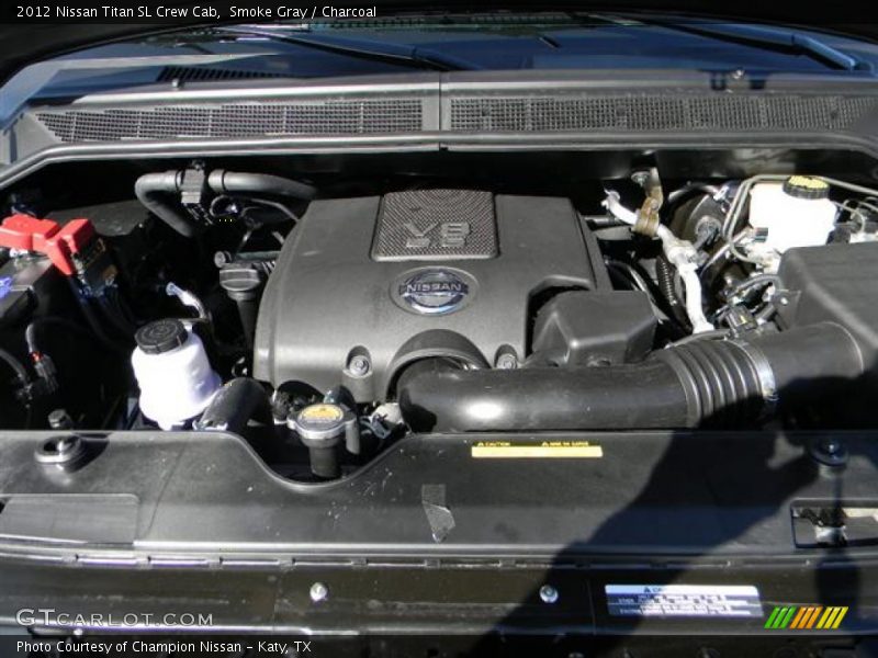 Smoke Gray / Charcoal 2012 Nissan Titan SL Crew Cab