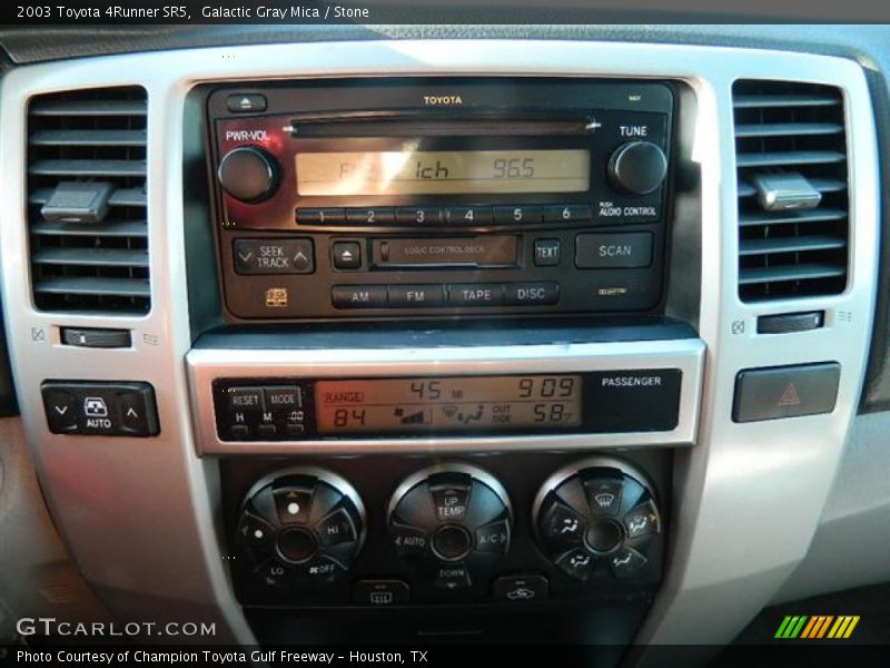 Galactic Gray Mica / Stone 2003 Toyota 4Runner SR5