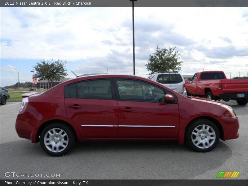 Red Brick / Charcoal 2012 Nissan Sentra 2.0 S