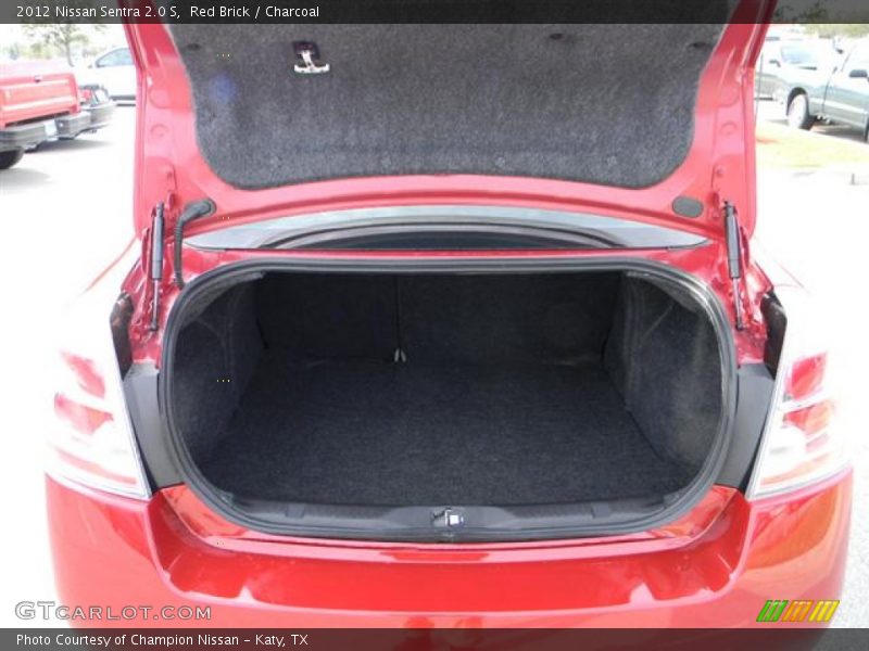 Red Brick / Charcoal 2012 Nissan Sentra 2.0 S