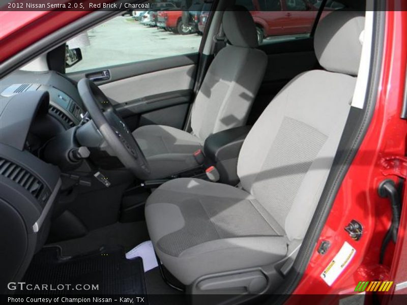 Red Brick / Charcoal 2012 Nissan Sentra 2.0 S