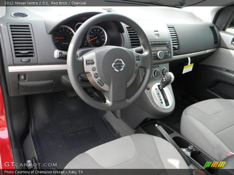Red Brick / Charcoal 2012 Nissan Sentra 2.0 S