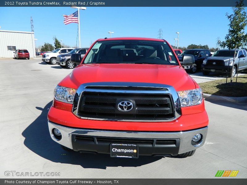 Radiant Red / Graphite 2012 Toyota Tundra CrewMax