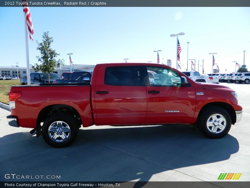 Radiant Red / Graphite 2012 Toyota Tundra CrewMax