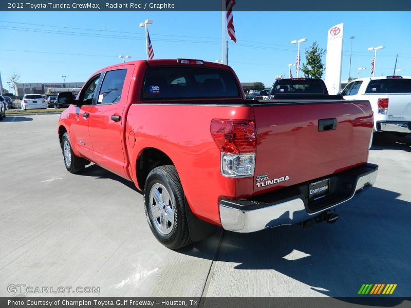 Radiant Red / Graphite 2012 Toyota Tundra CrewMax