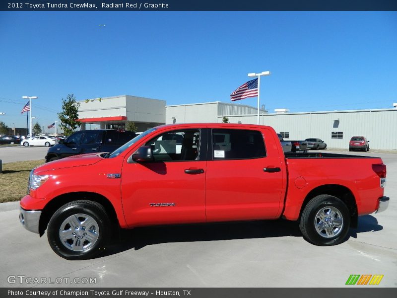 Radiant Red / Graphite 2012 Toyota Tundra CrewMax