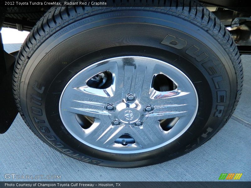Radiant Red / Graphite 2012 Toyota Tundra CrewMax