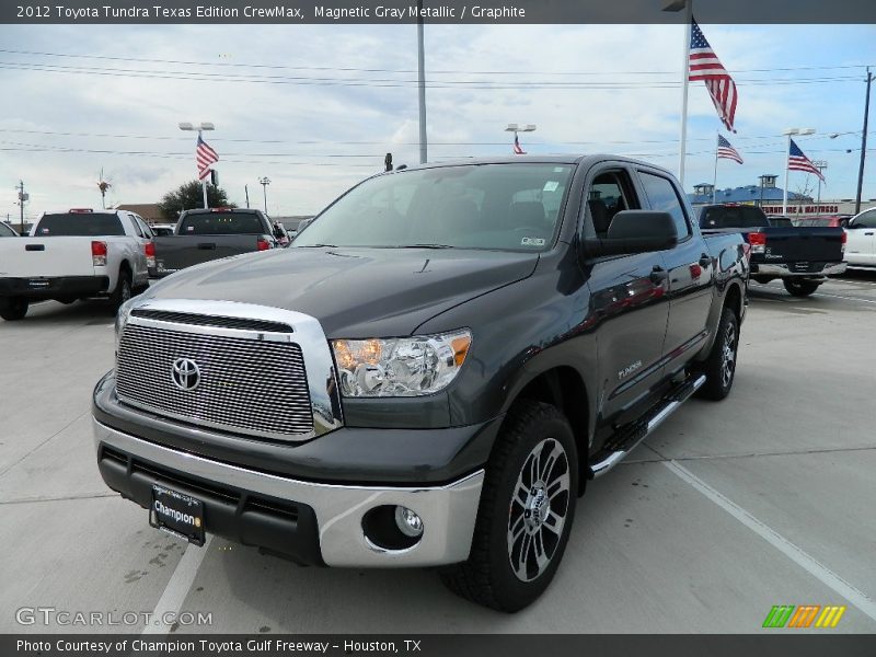 Magnetic Gray Metallic / Graphite 2012 Toyota Tundra Texas Edition CrewMax