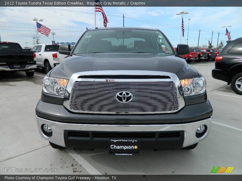 Magnetic Gray Metallic / Graphite 2012 Toyota Tundra Texas Edition CrewMax