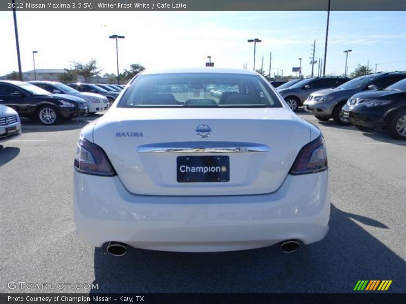 Winter Frost White / Cafe Latte 2012 Nissan Maxima 3.5 SV