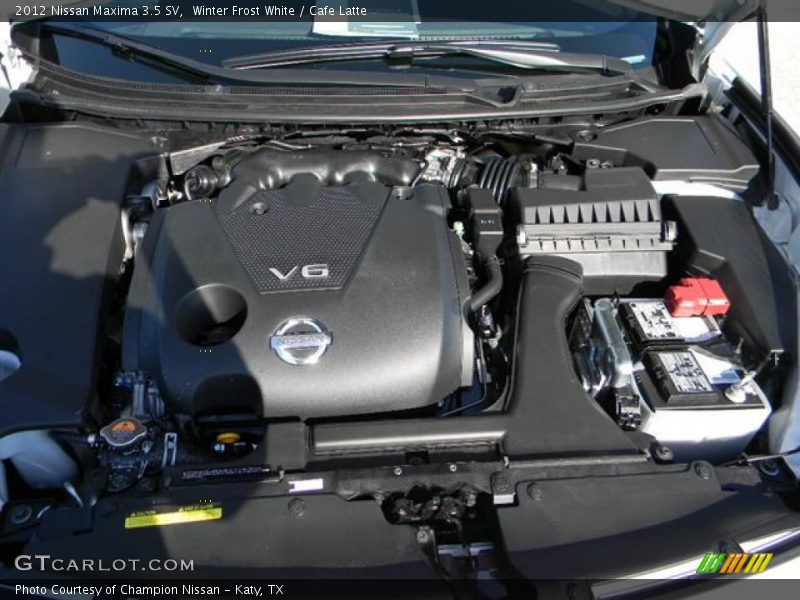 Winter Frost White / Cafe Latte 2012 Nissan Maxima 3.5 SV