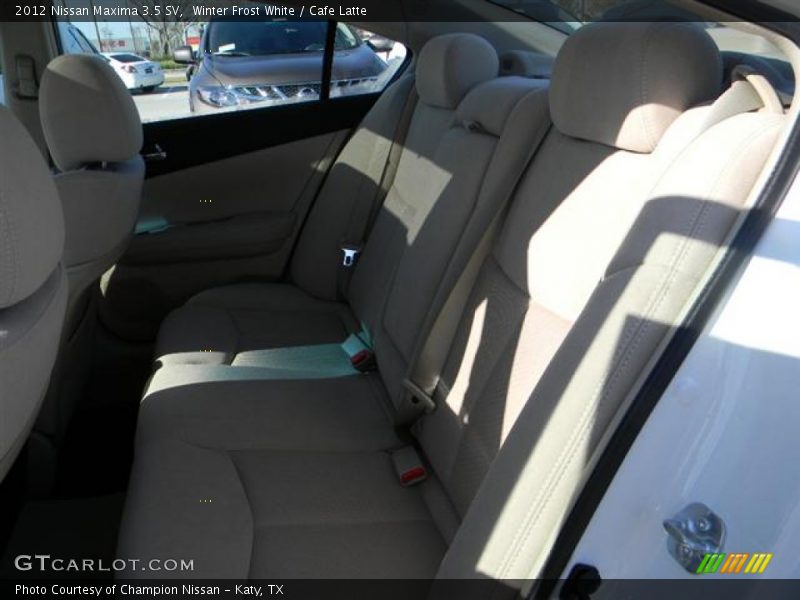 Winter Frost White / Cafe Latte 2012 Nissan Maxima 3.5 SV