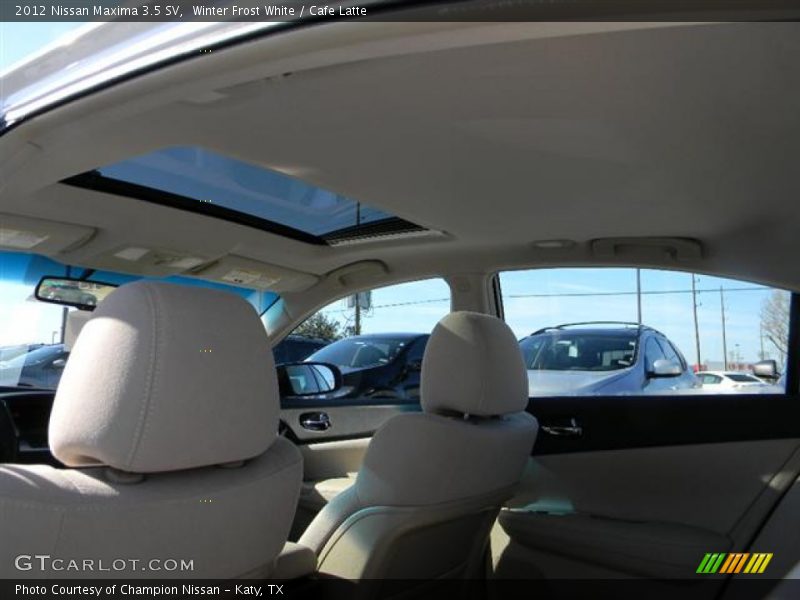 Winter Frost White / Cafe Latte 2012 Nissan Maxima 3.5 SV