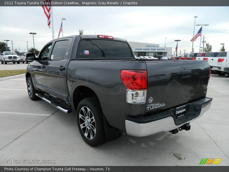 Magnetic Gray Metallic / Graphite 2012 Toyota Tundra Texas Edition CrewMax