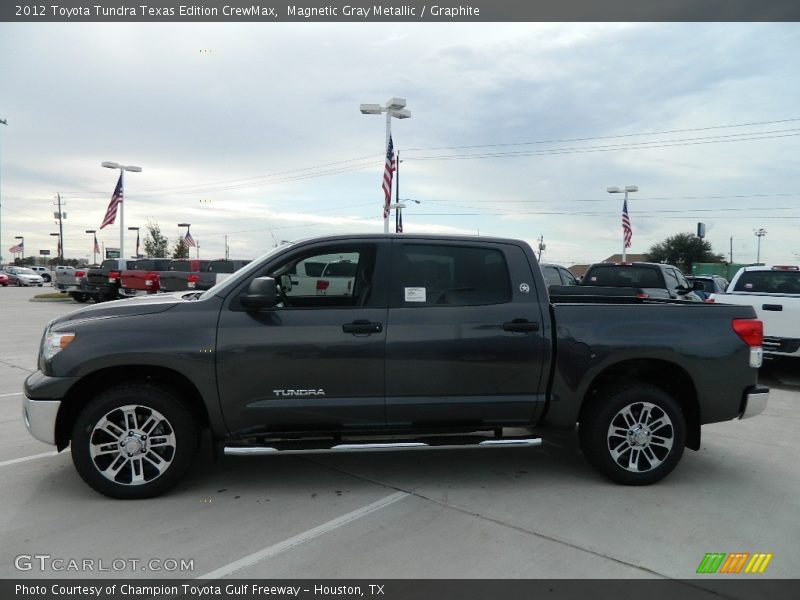 Magnetic Gray Metallic / Graphite 2012 Toyota Tundra Texas Edition CrewMax