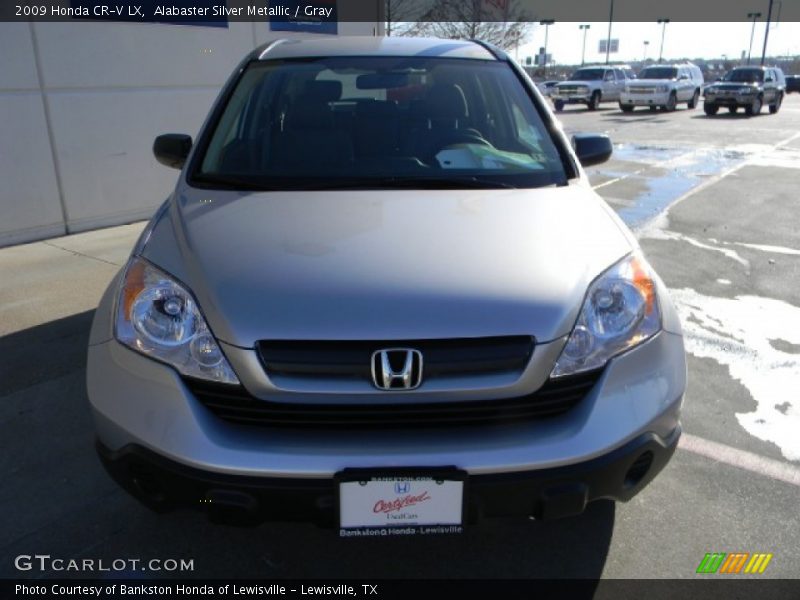Alabaster Silver Metallic / Gray 2009 Honda CR-V LX
