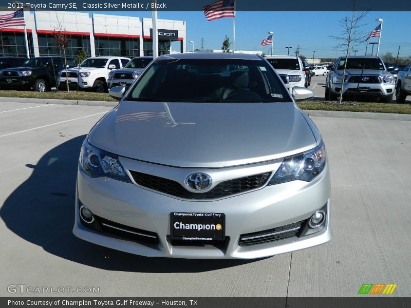 Classic Silver Metallic / Black 2012 Toyota Camry SE