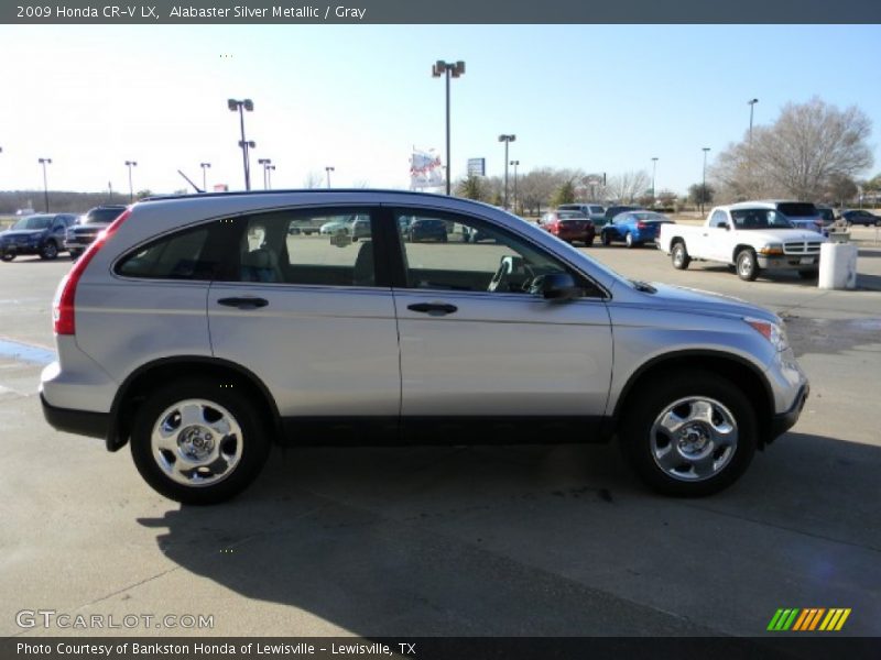 Alabaster Silver Metallic / Gray 2009 Honda CR-V LX
