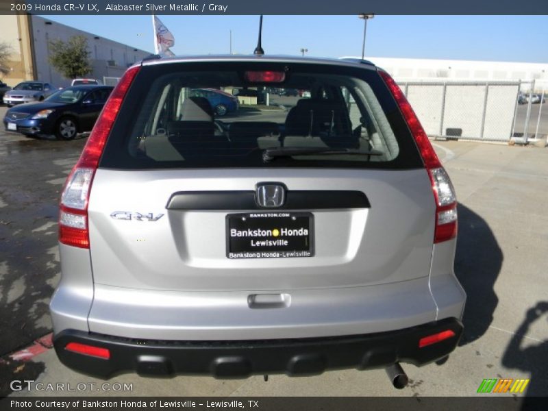 Alabaster Silver Metallic / Gray 2009 Honda CR-V LX
