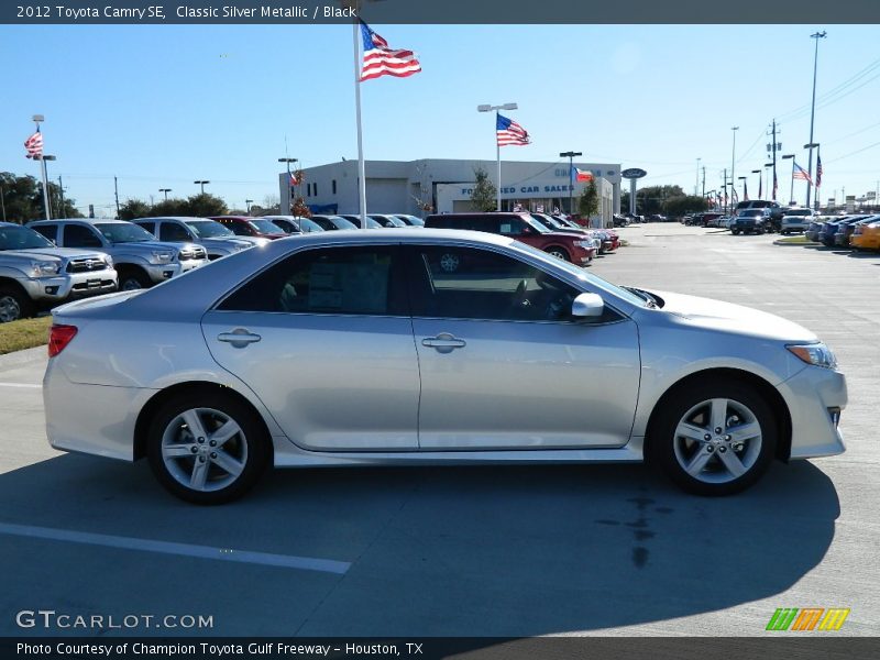 Classic Silver Metallic / Black 2012 Toyota Camry SE