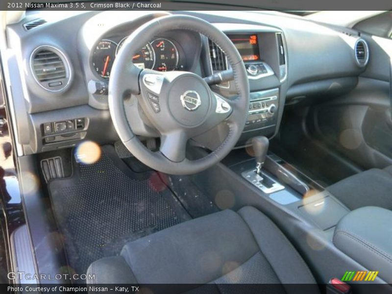 Crimson Black / Charcoal 2012 Nissan Maxima 3.5 S