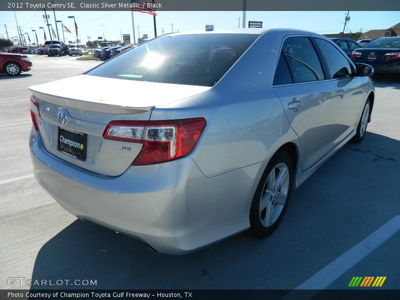Classic Silver Metallic / Black 2012 Toyota Camry SE