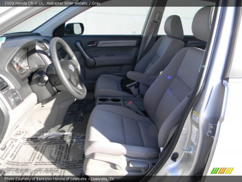 Alabaster Silver Metallic / Gray 2009 Honda CR-V LX