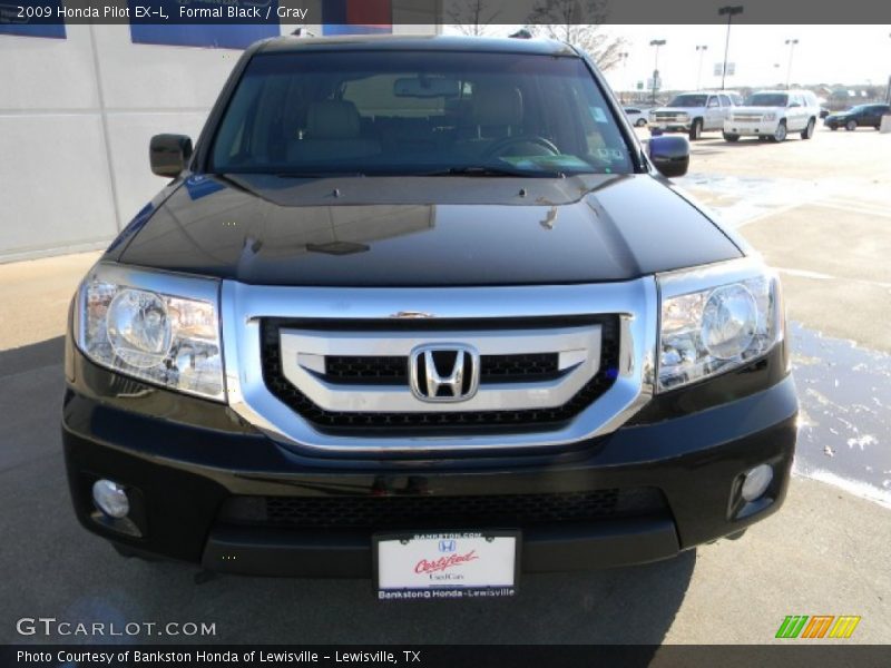 Formal Black / Gray 2009 Honda Pilot EX-L