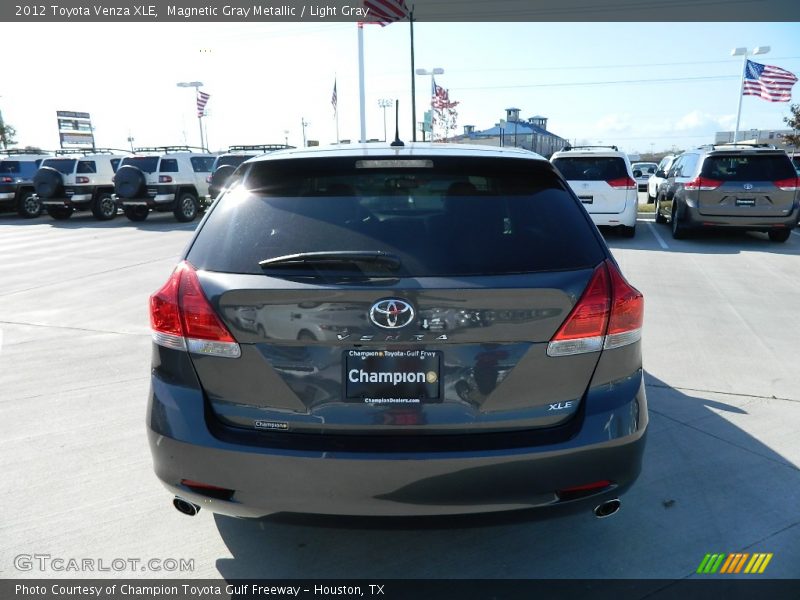 Magnetic Gray Metallic / Light Gray 2012 Toyota Venza XLE