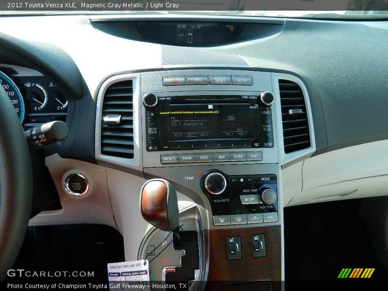 Magnetic Gray Metallic / Light Gray 2012 Toyota Venza XLE